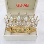 Teardrop Rhinestone Crown Headband L2879