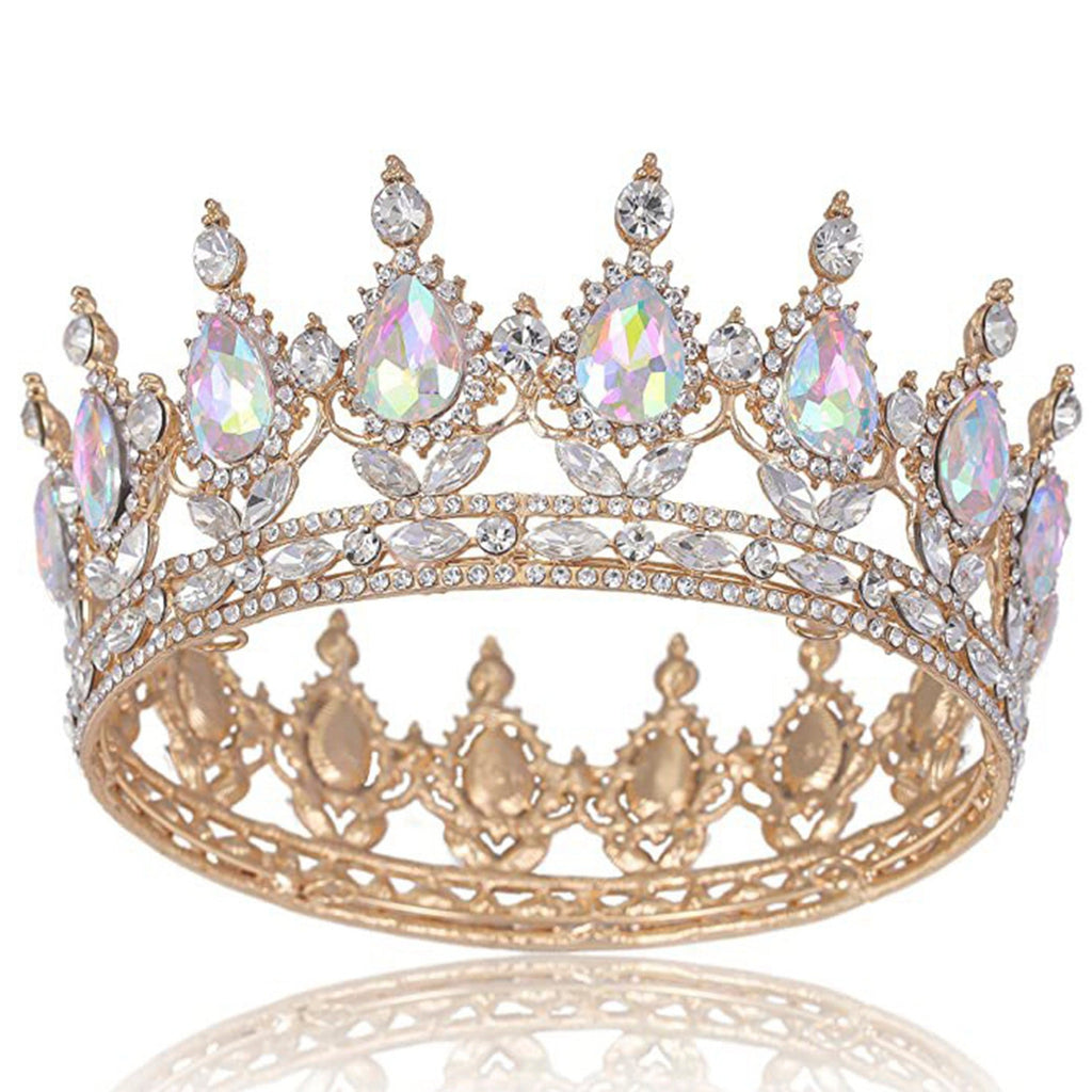 Teardrop Rhinestone Crown Headband L2879