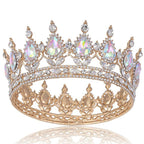 Teardrop Rhinestone Crown Headband L2879