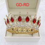 Teardrop Rhinestone Crown Headband L2879 - view 6