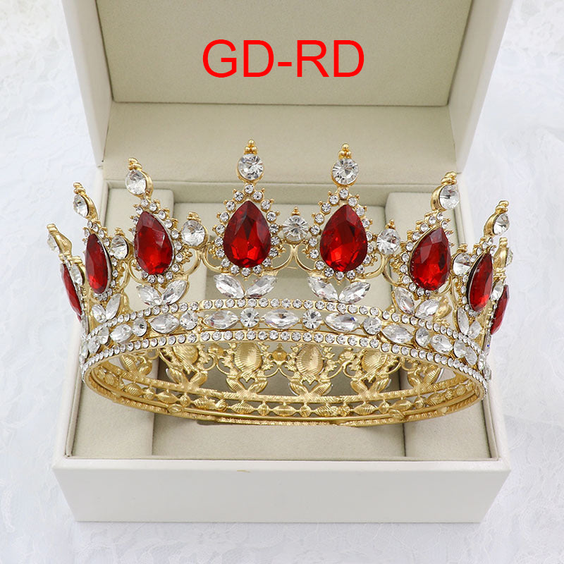Teardrop Rhinestone Crown Headband L2879