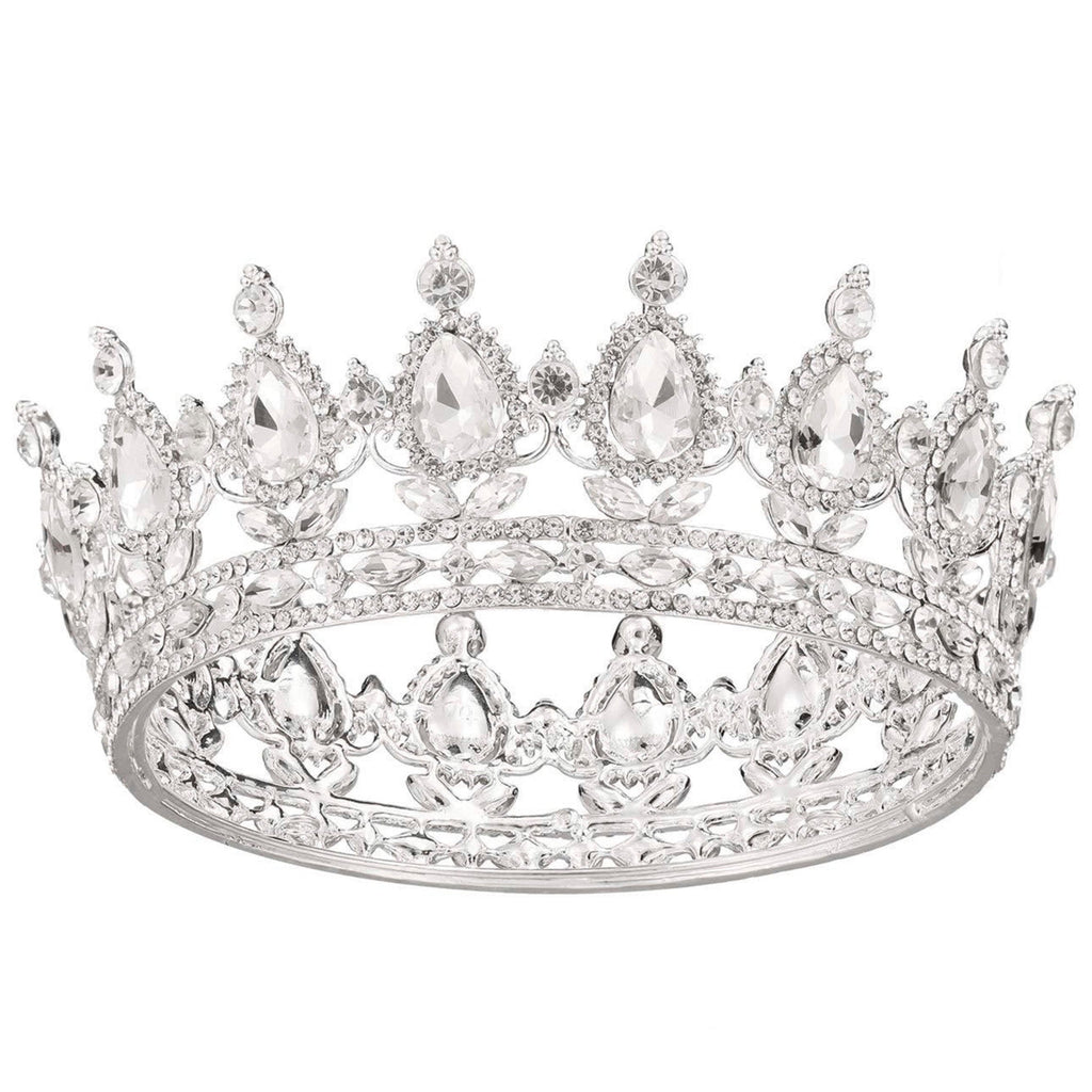 Teardrop Rhinestone Crown Headband L2879