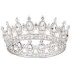 Teardrop Rhinestone Crown Headband L2879
