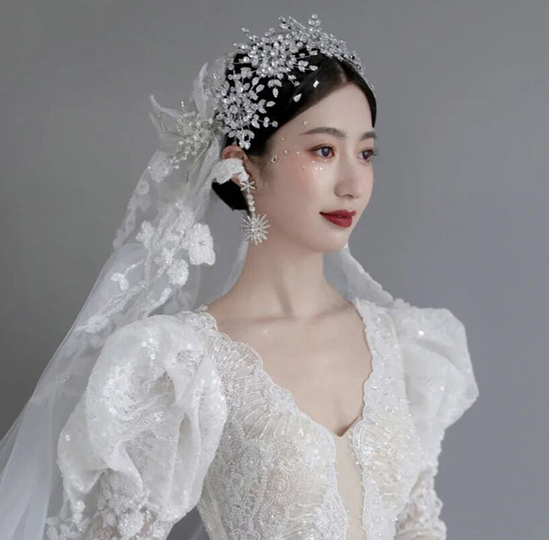 Floral Rhinestone Headband L2923