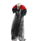 Floral Skull Headband L2928
