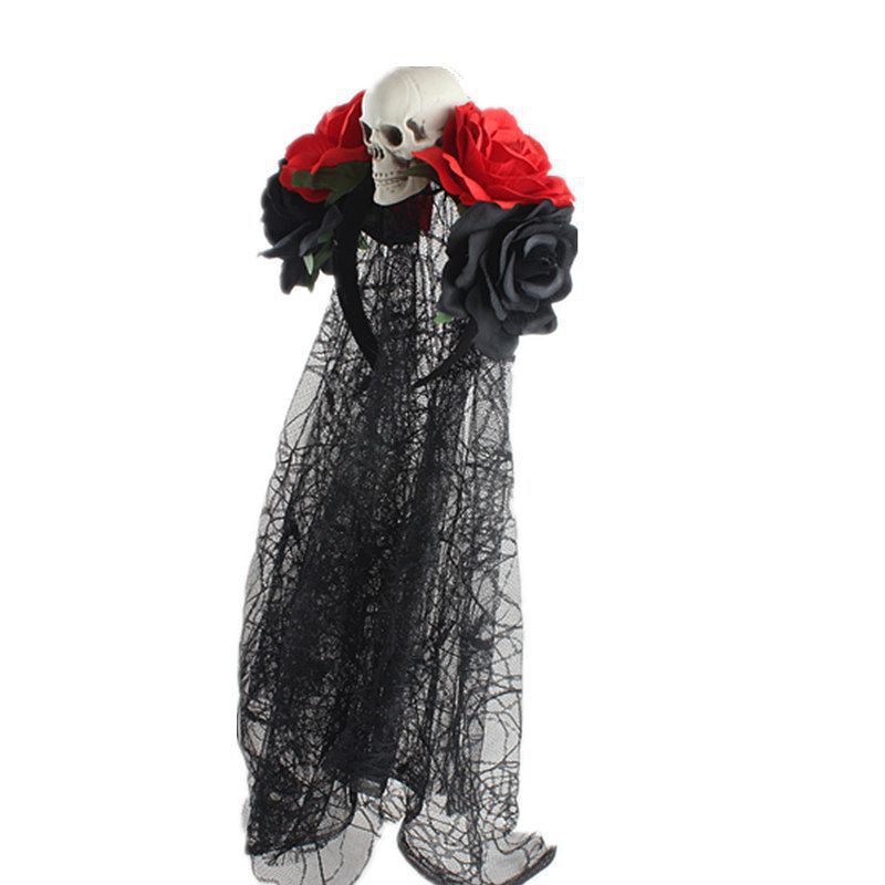 Floral Skull Headband L2928