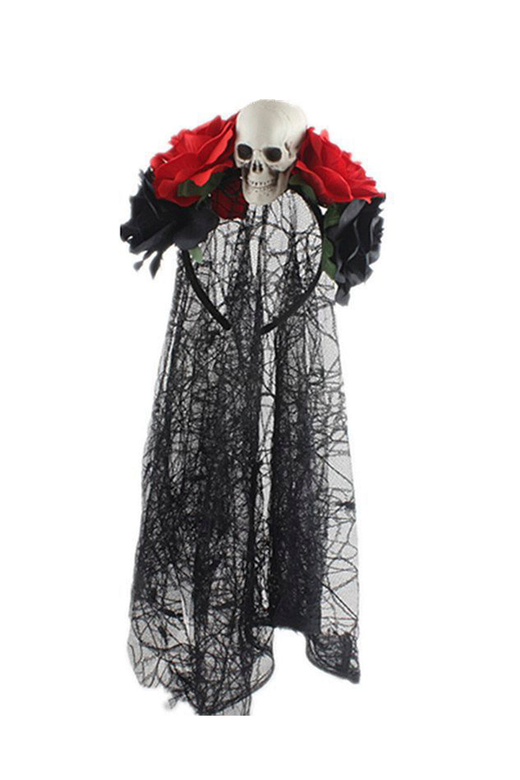 Floral Skull Headband L2928