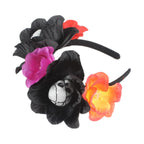 Floral Skull Headband L2929