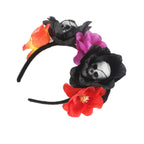 Floral Skull Headband L2929
