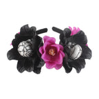 Floral Skull Headband L2929