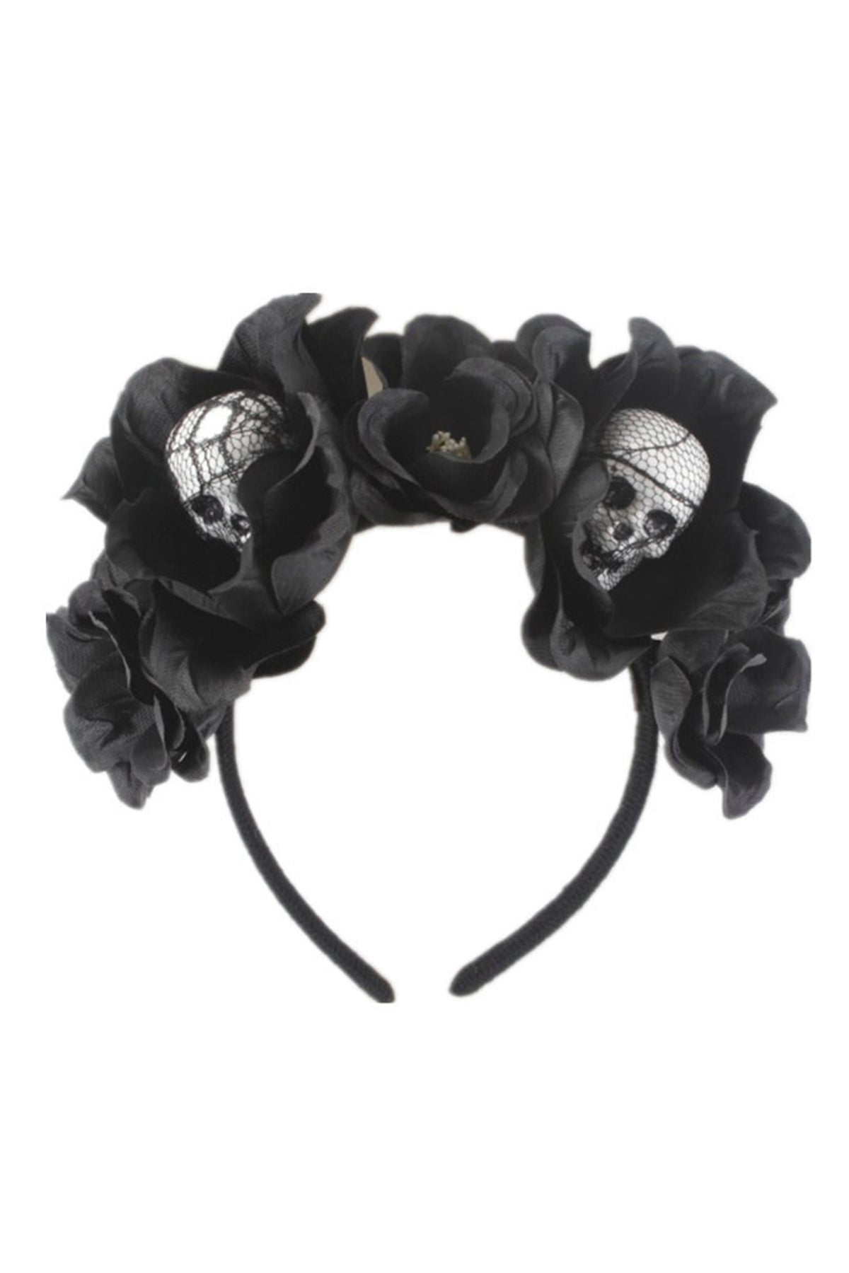 Floral Skull Headband L2929