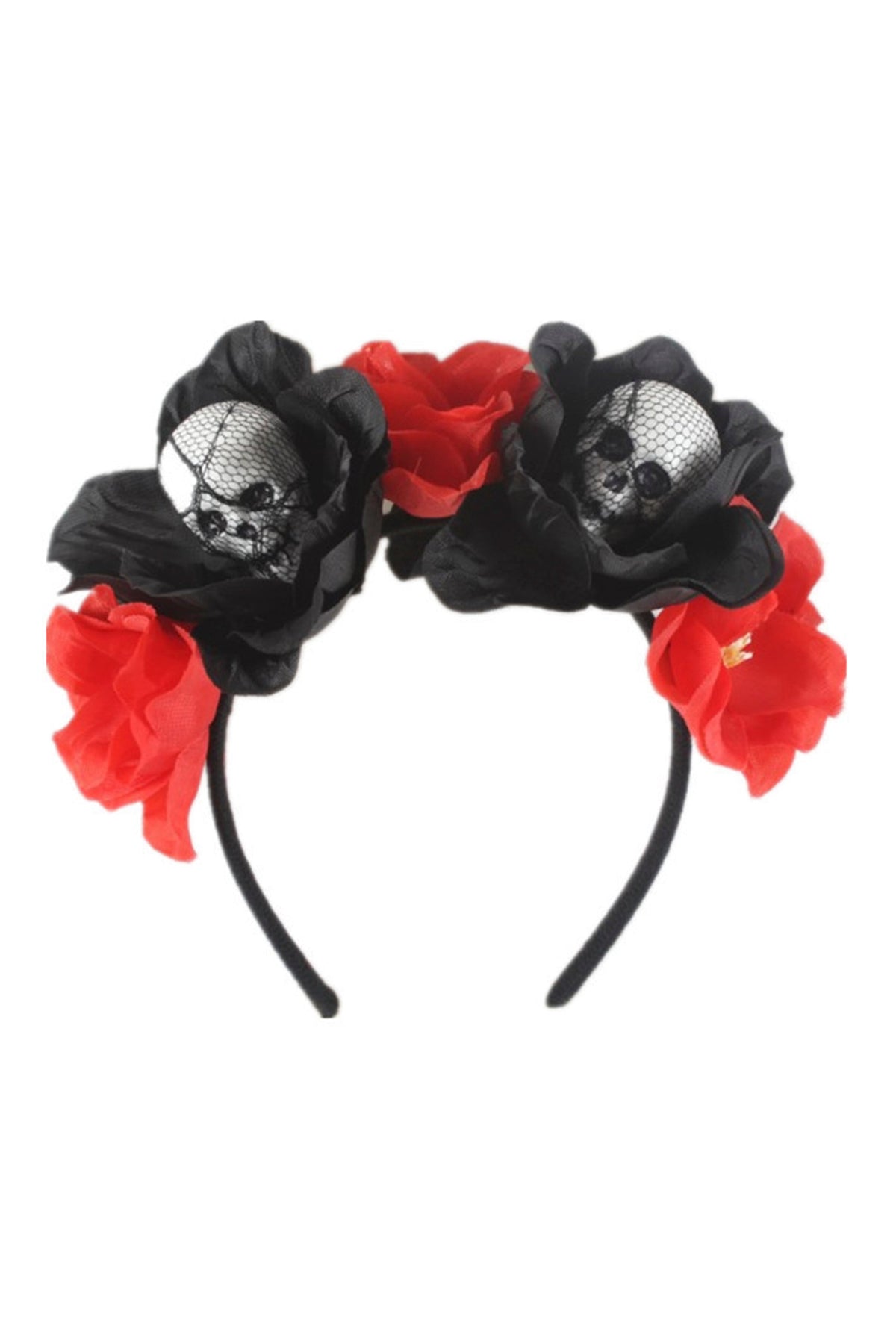 Floral Skull Headband L2929