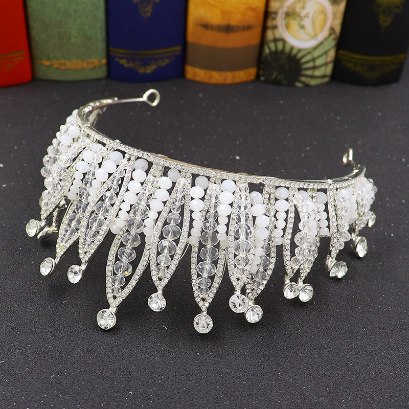 Baroque Crown Rhinestone Headband L2952
