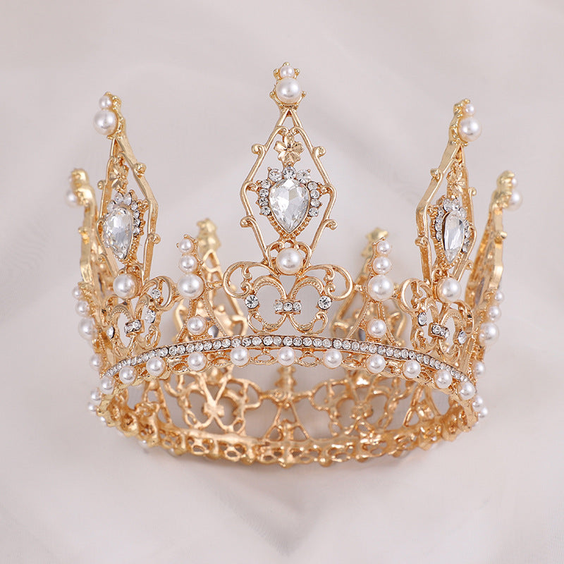 Crown Pearl Rhinestone Headband L2953