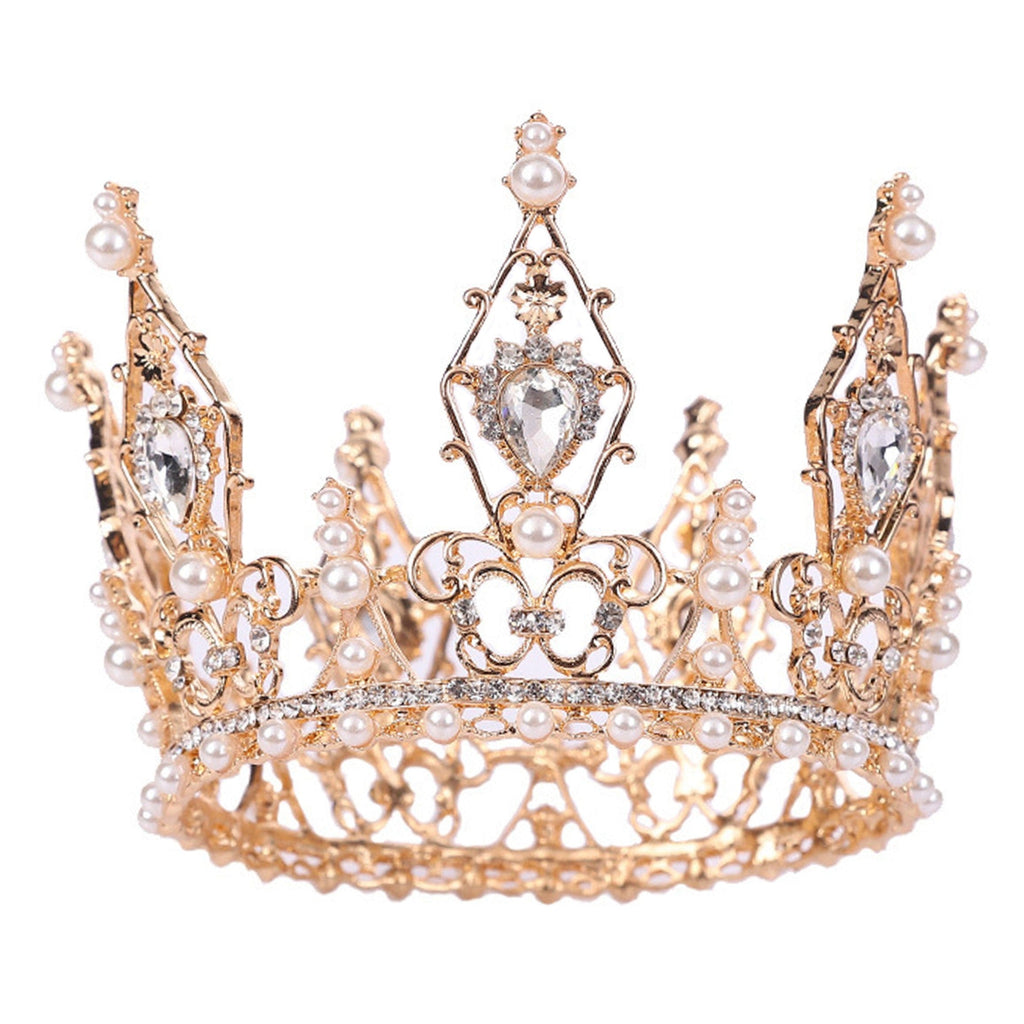 Crown Pearl Rhinestone Headband L2953