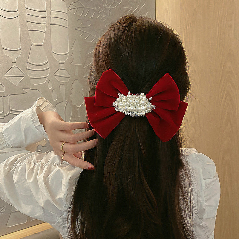Bow Pearl Hair Clip L2983