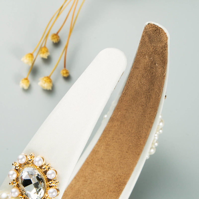Pearl Zircon Headband L2989