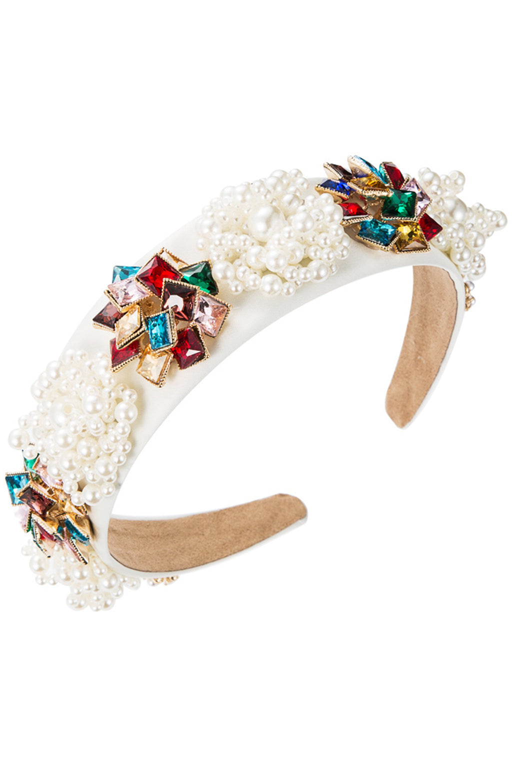 Pearl Zircon Headband L2989