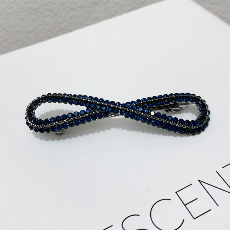Bow Rhinestone Hair Clip L3011