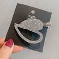 Heart Rhinestone Hair Clip L3020