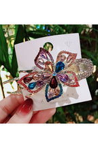 Floral Rhinestone Hair Clip L3033