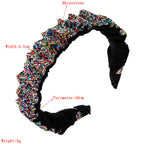 Irregular Rhinestone Headband L3053