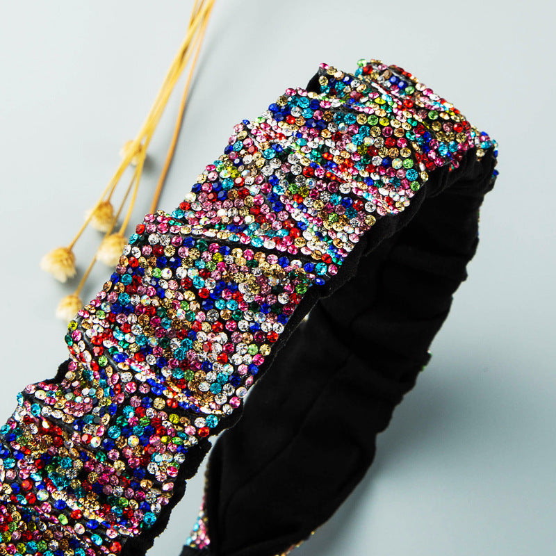 Irregular Rhinestone Headband L3053