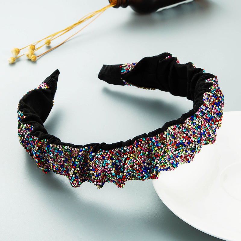 Irregular Rhinestone Headband L3053 - view 8
