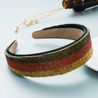 Tricolor Rhinestone Headband L3056