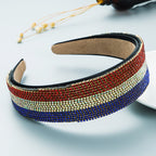 Tricolor Rhinestone Headband L3056 - view 5