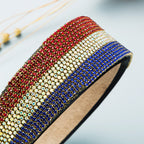 Tricolor Rhinestone Headband L3056
