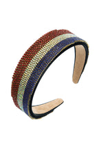 Tricolor Rhinestone Headband L3056
