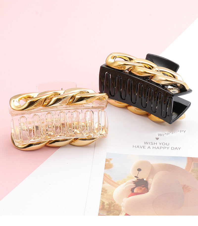 Chain Acrylic Hair Clip L3067