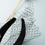 Gem Mesh Mask Headband L3076