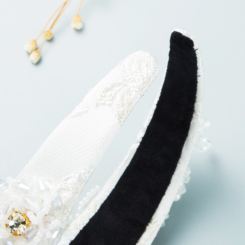 Floral Pearl Headband L3079