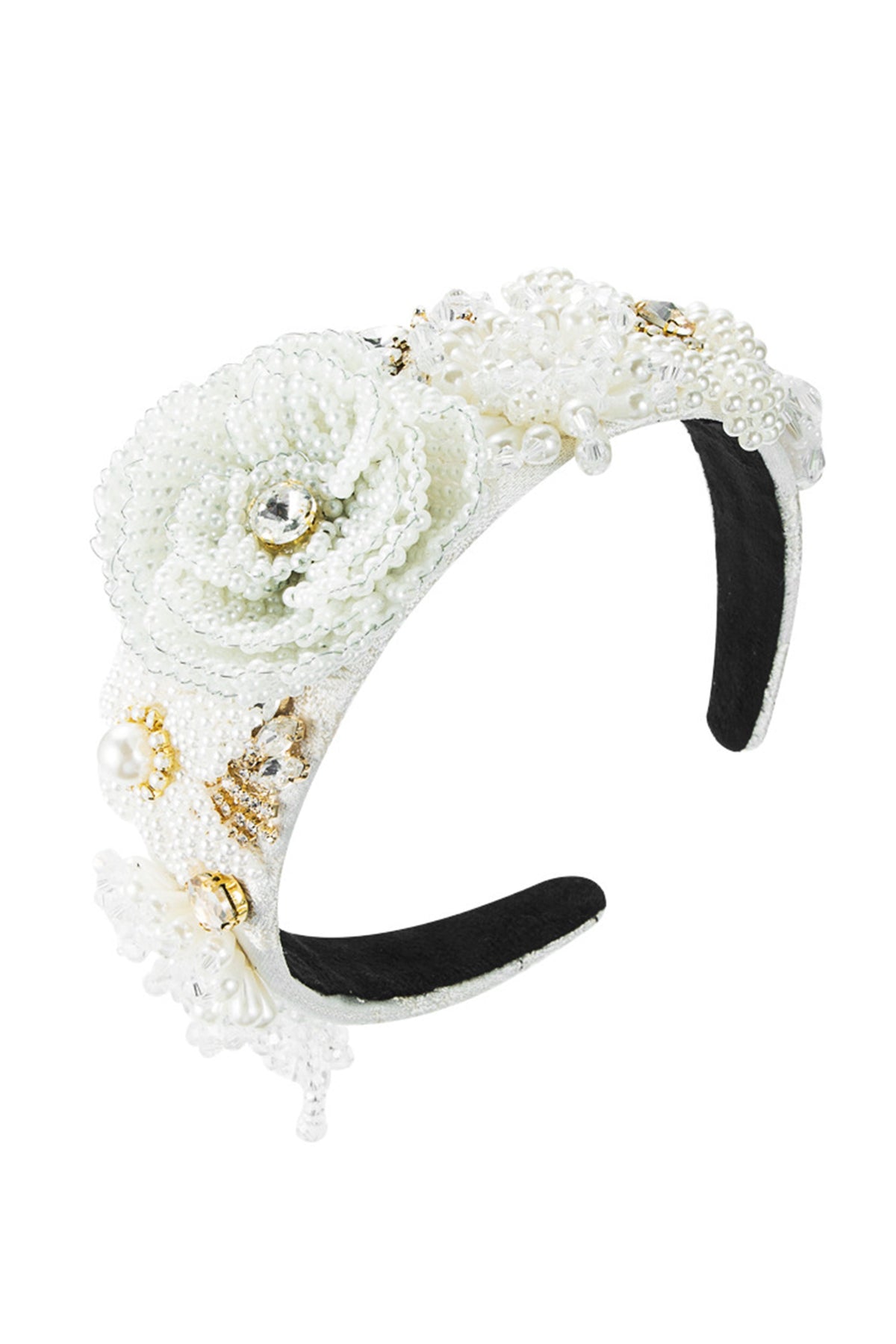 Floral Pearl Headband L3079