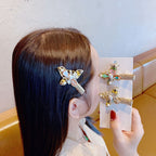 Butterfly Rhinestone Hair Clip L3200
