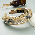 Rhinestone Sequin Velvet Headband L3224