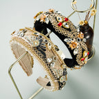 Rhinestone Sequin Velvet Headband L3224