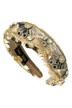 Rhinestone Sequin Velvet Headband L3224