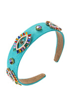 Evil Eye Rhinestone Headband L3227