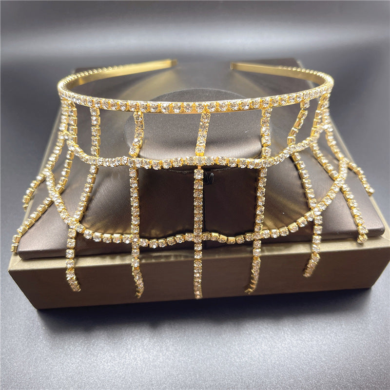Mesh Rhinestone Headband L3241