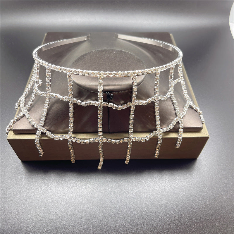 Mesh Rhinestone Headband L3241