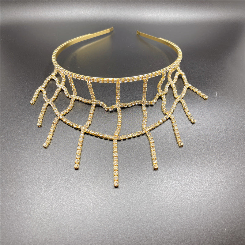 Mesh Rhinestone Headband L3241