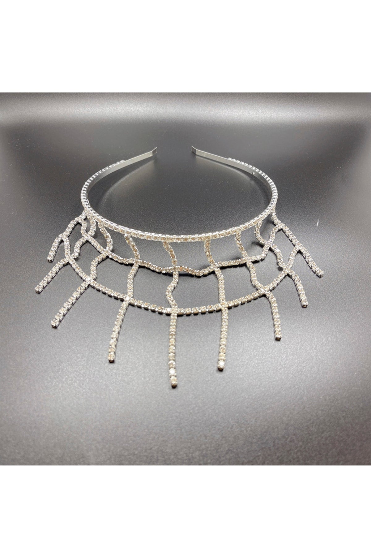 Mesh Rhinestone Headband L3241