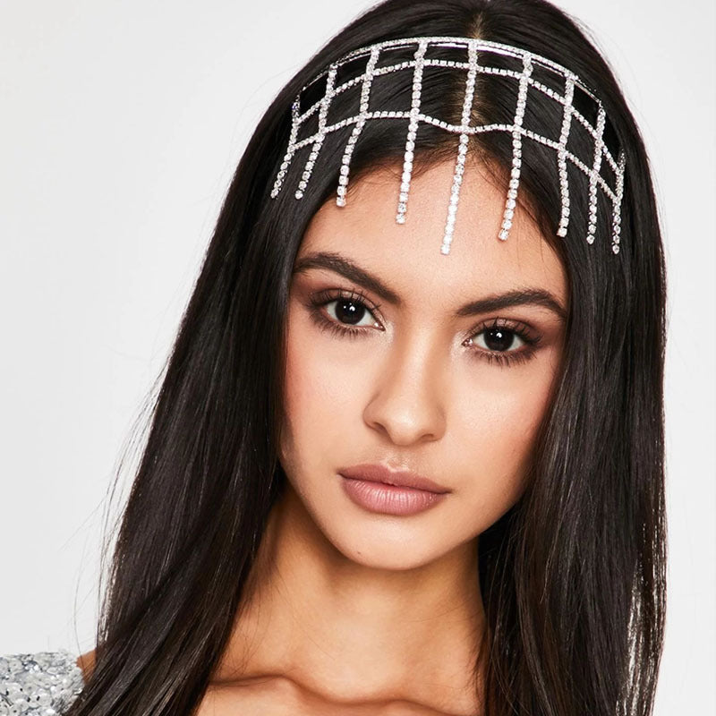 Mesh Rhinestone Headband L3241