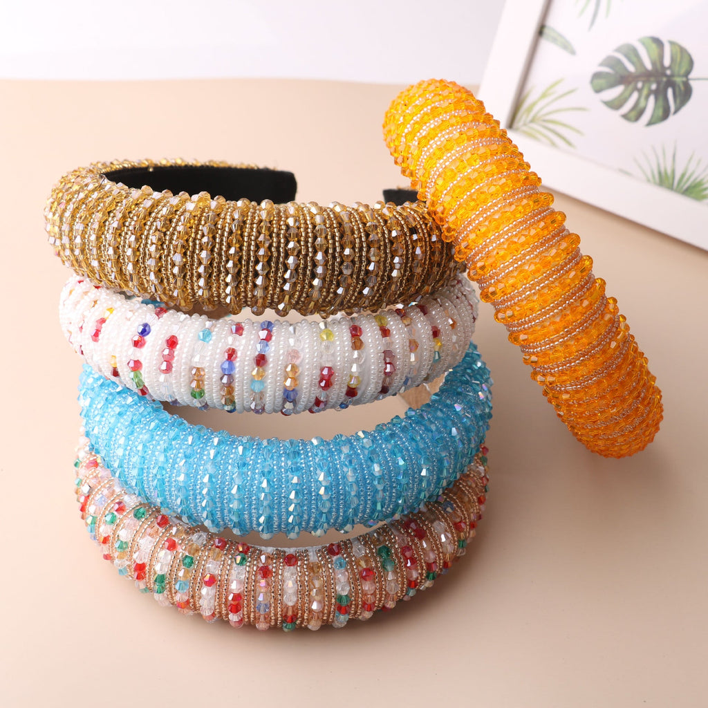 Crystal Beaded Headband L3254