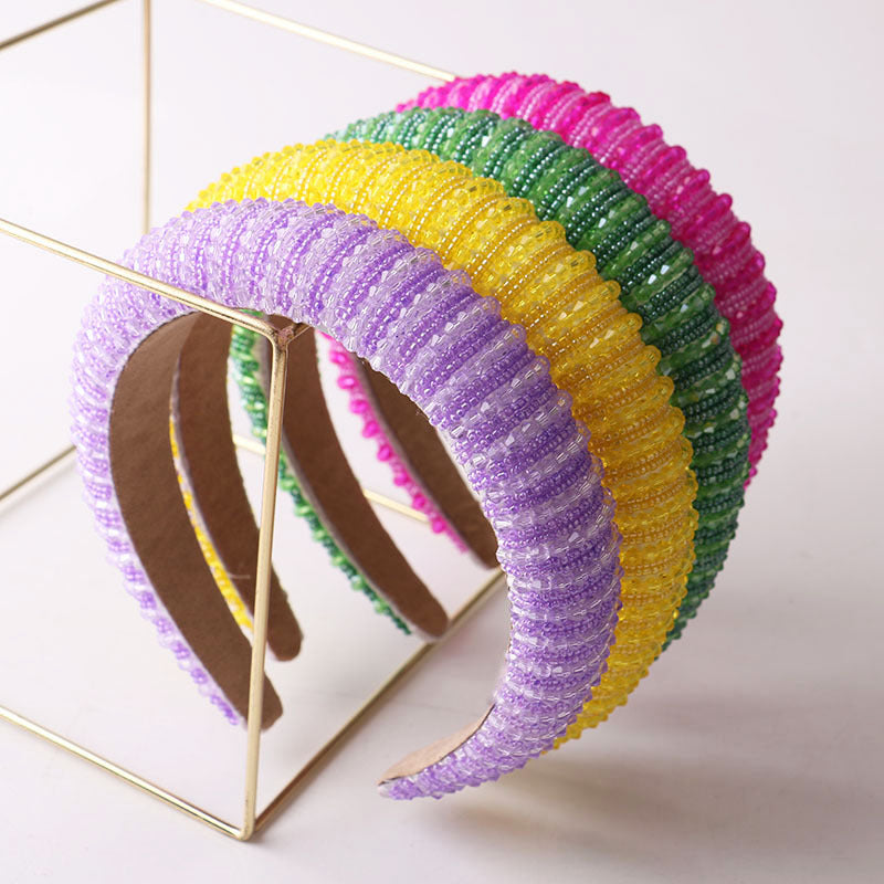 Crystal Beaded Headband L3254
