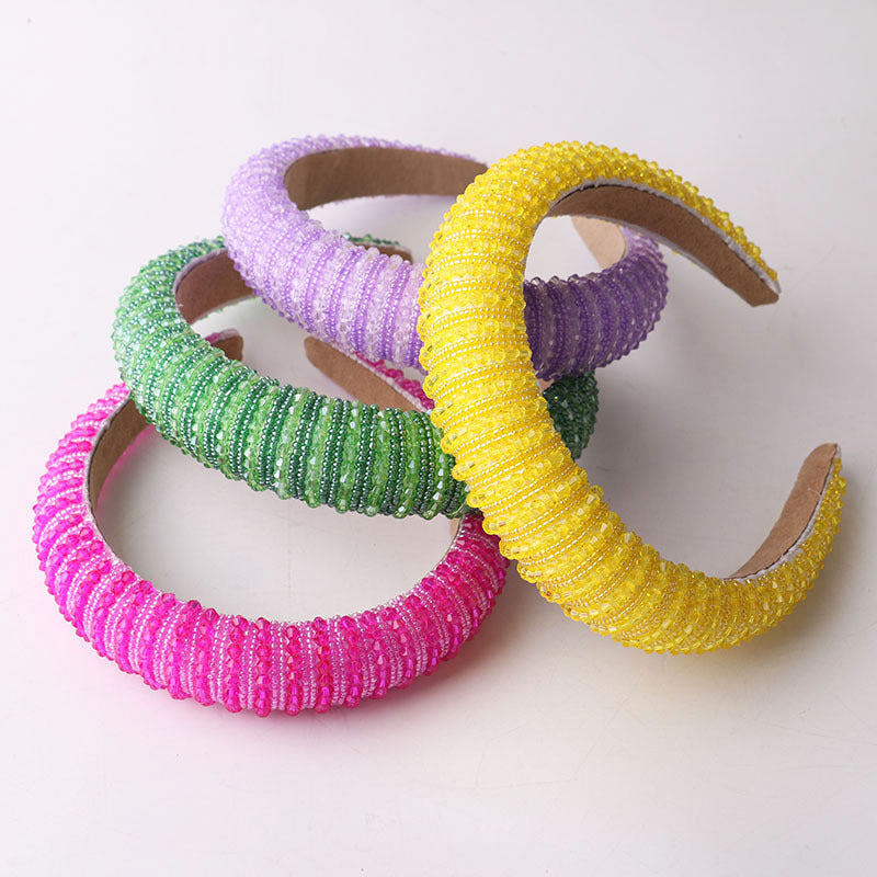 Crystal Beaded Headband L3254