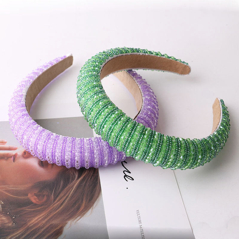 Crystal Beaded Headband L3254